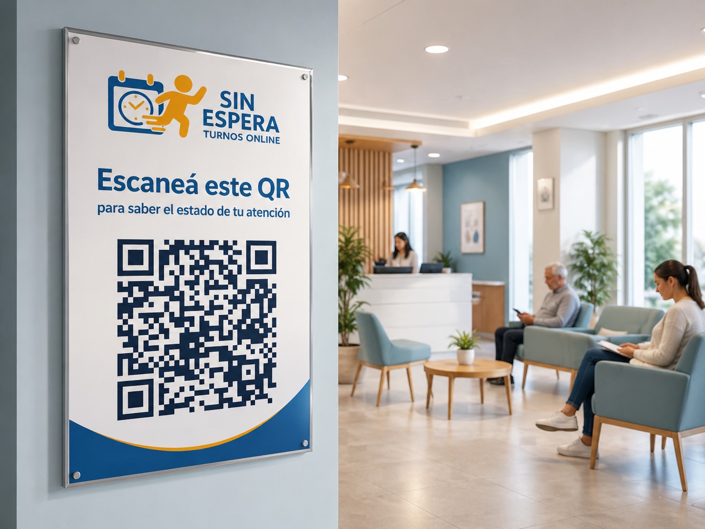 Accesos publicos y QR en SIN ESPERA